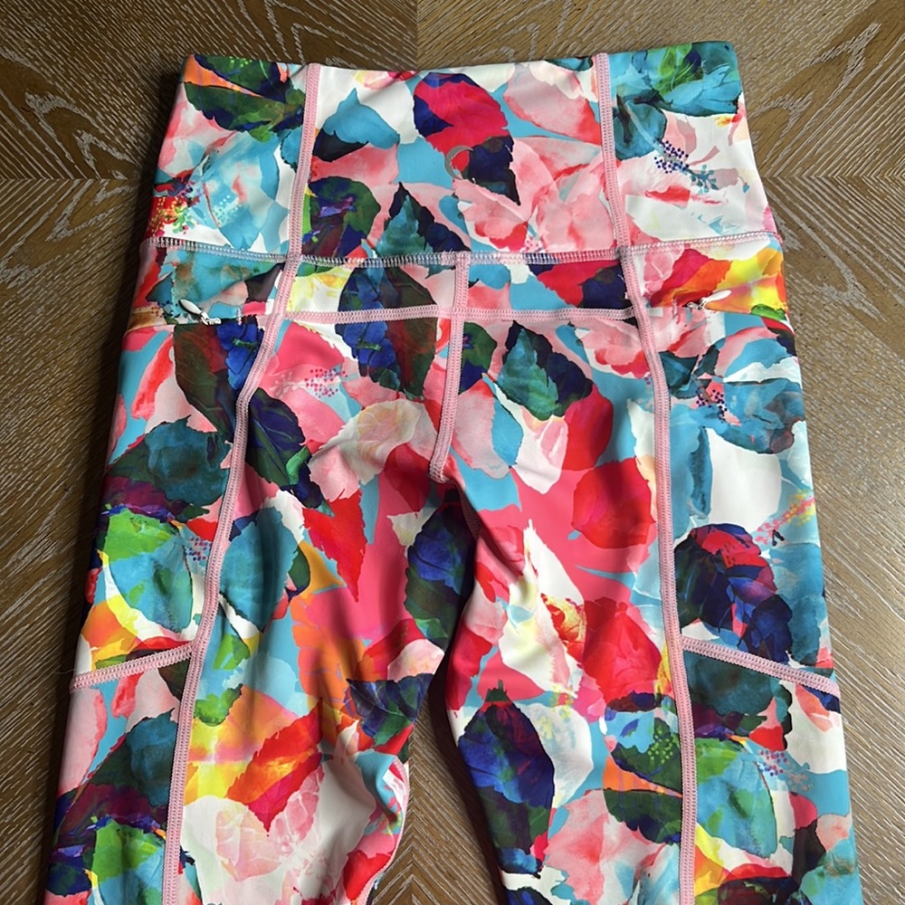 ZYIA ACTIVE Floral Light N Tight Leggings Women’s 2 - Picture 9 of 13